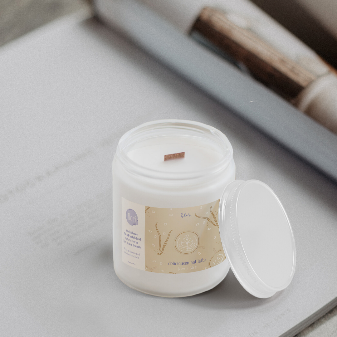 Bougie "Délicieusement latte"